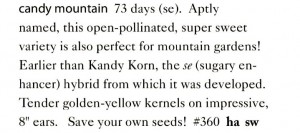 Candy Mountain Corn Seeds Trust 6